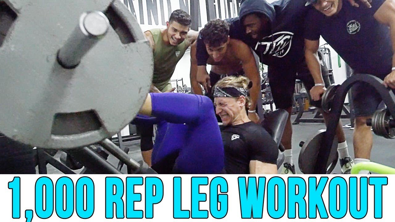 1,000 REP LEG CHALLENGE | CAN YOU DO IT?