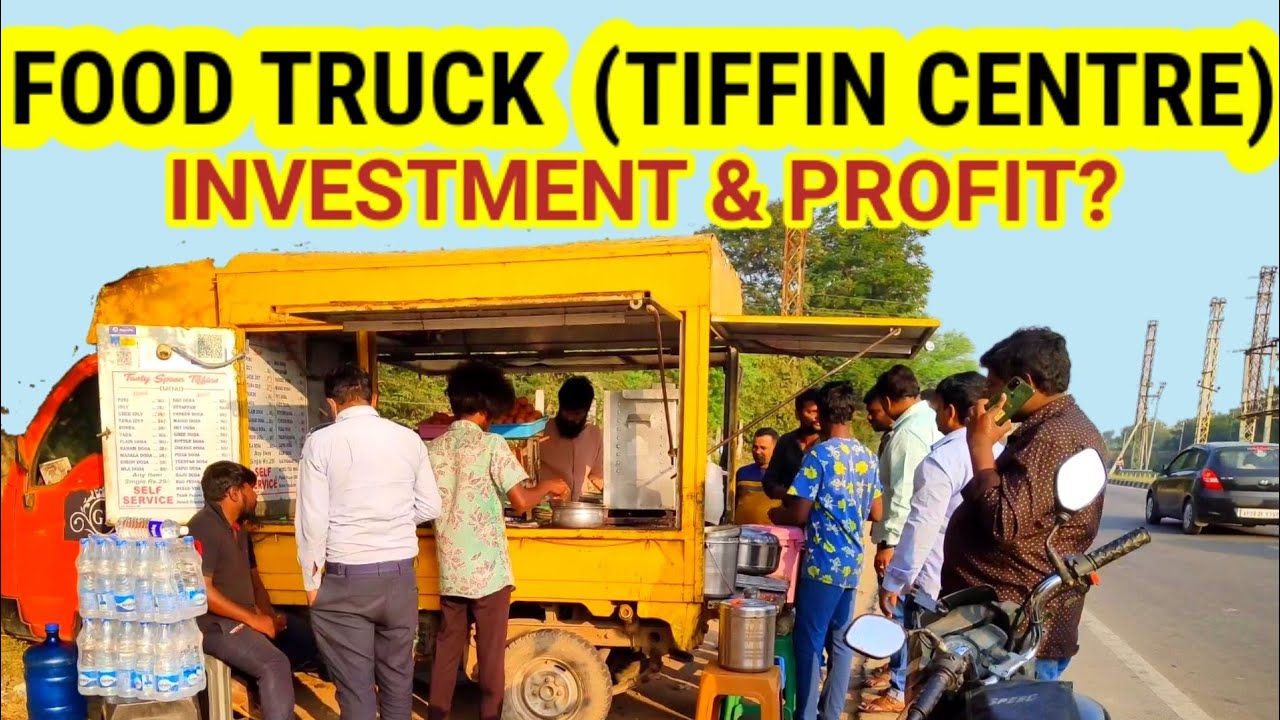 A day with food truck | tiffin centre income per day #foodtruck