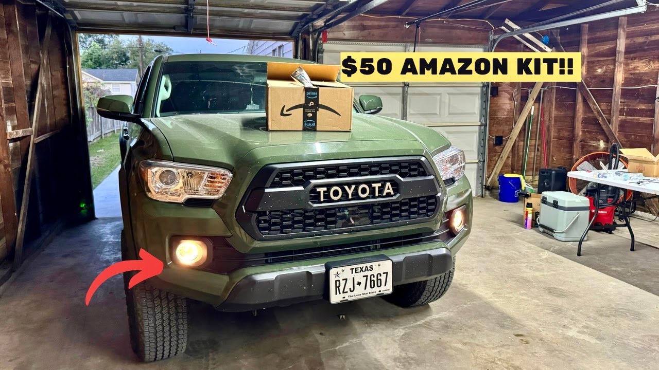 TOYOTA TACOMA 3rd GEN SR5 FOG LIGHT INSTALL *Step By Step*