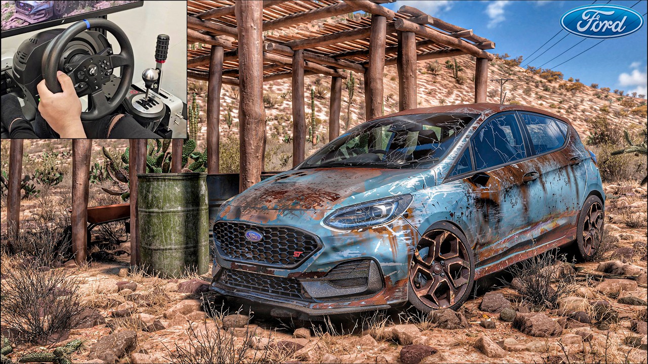 Переделка FORD FIESTA ST | Forza Horizon 5 | Thrustmaster T300RS — геймплей 4K Ultra HD.