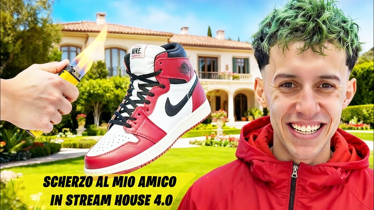 “Scherzo pazzesco: distruggo scarpe da 1000€ dentro la Stream House 4.0”