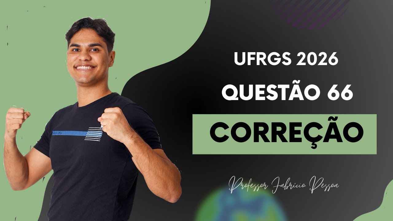 UFRGS 2026 (Questão 66) - Na figura abaixo, ABC é um triângulo retângulo com catetos medindo 6 e 8..