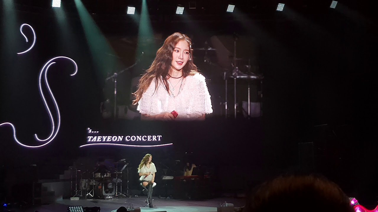 Taeyeon 'S Concert in Manila Part 17 of 27 - Talk 3 [ENG] and a bit of Byuntaeyeon