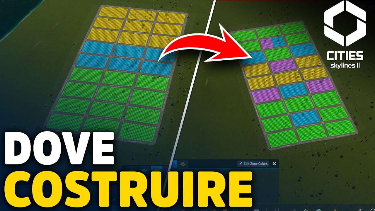 Dove costruire abitazioni, fabbriche e negozi! - Come migliorare a Cities Skylines 2!