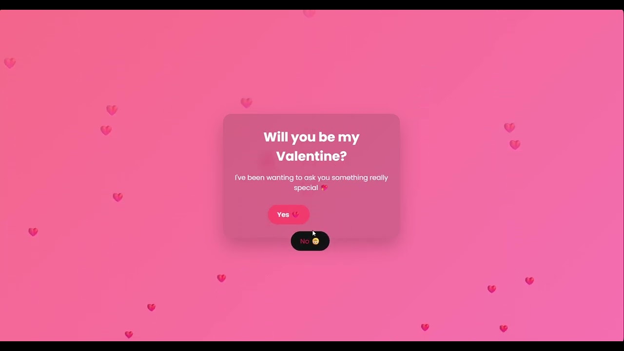 BE MY VALENTINE