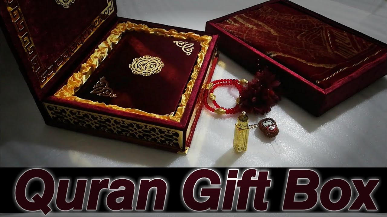 Beautiful Quran Gift Box for wedding | Quran Box Wedding Gift | Quran Gift Set Online In Pakistan |