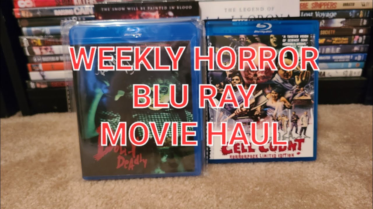 JUNKIES WEEKLY HORROR BLU RAY AND DVD MOVIE HAUL!! #shorts #horrorcollector #movie