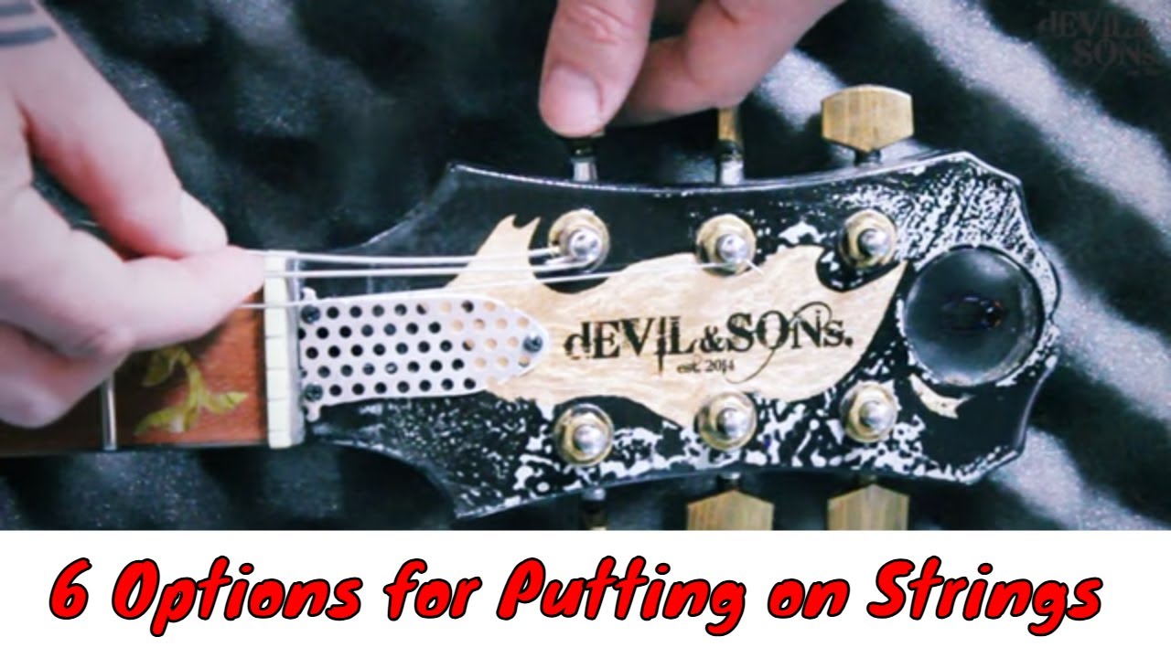 How to CORRECTLY put Strings on a Gibson Les Paul Guitar