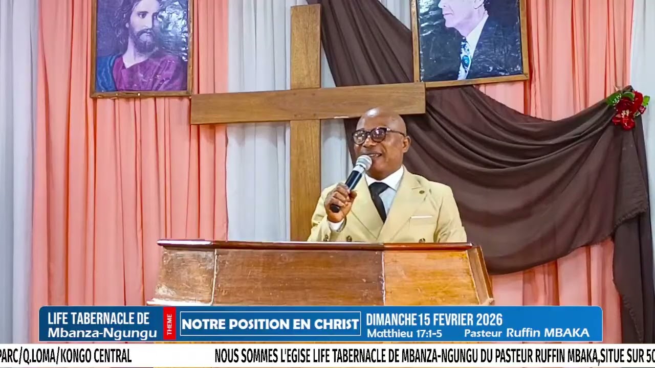 CULTE DU DIMANCHE  15 FEVRIER 2026