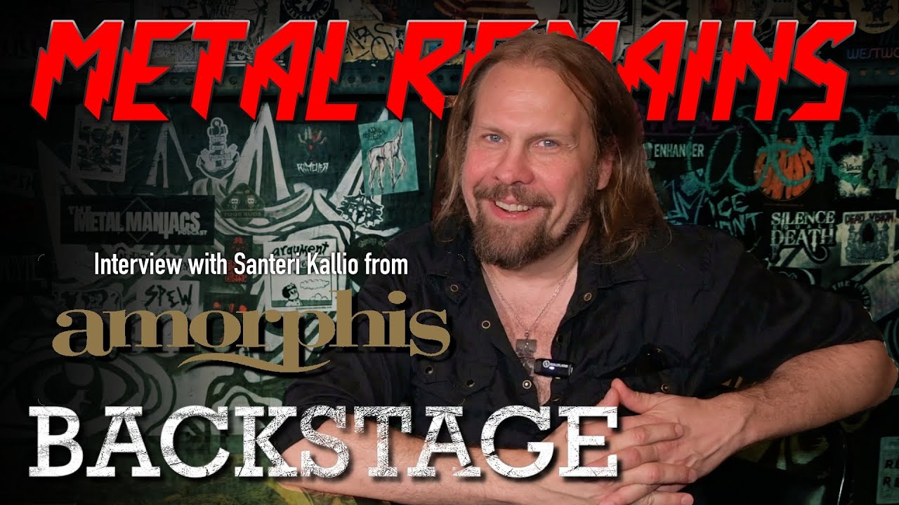 Интервью с Сантери Каллио из Amorphis 🇫🇮 [ЗА КУЛИСАМИ]
