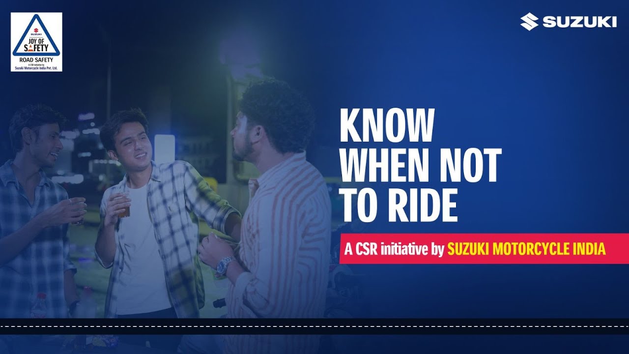 Ride Smart. Ride Safe. | Road Safety Initiative Suzuki Motorcycles India