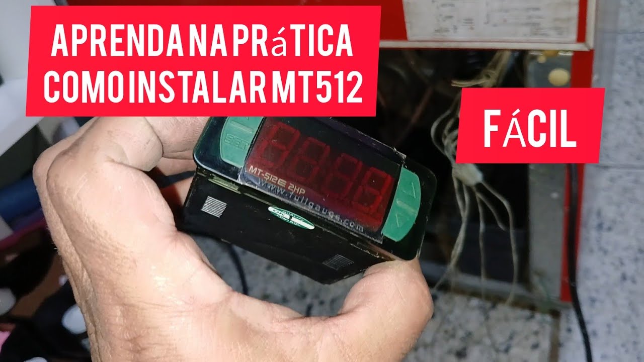 COMO INSTALAR UM CONTROLADOR MT512 NA GELADEIRA EXPOSITORA VB 43 RE PARTE 1