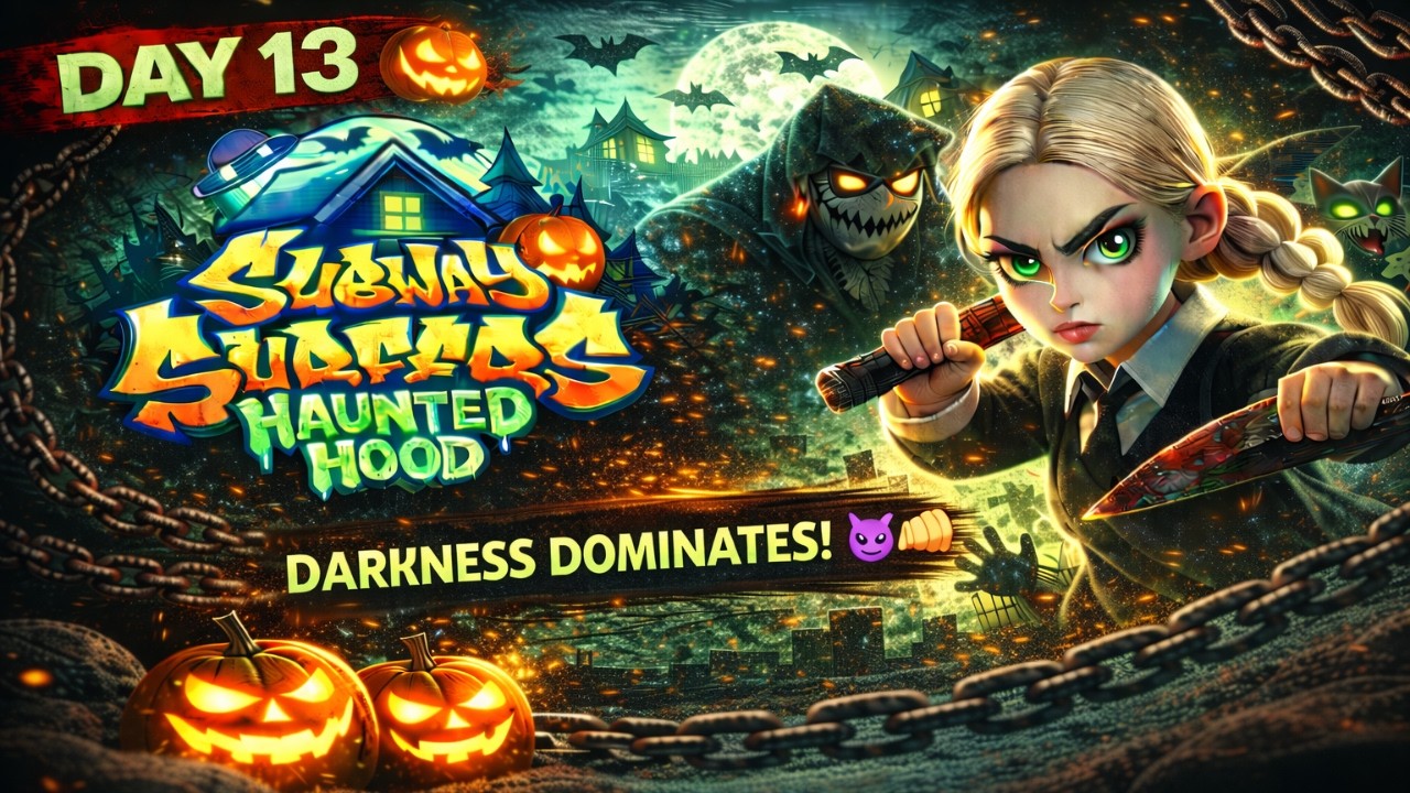 Subway Surfers Haunted Hood Day 13 Gameplay 🏃‍♂️ | PC Gameplay | GameVerse