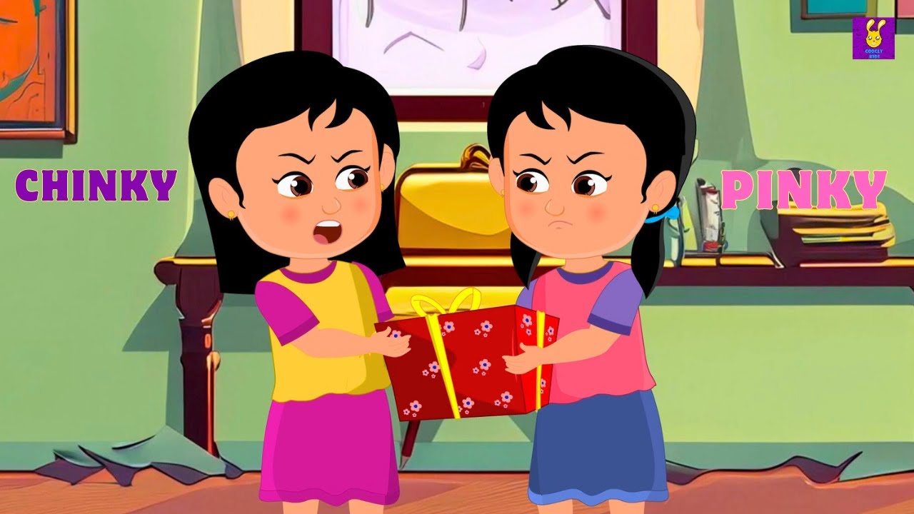 Chinky Pinky Thi Do Behane Song Sharing is Caring Song Hindi Poem for Kids And Hindi Kavita