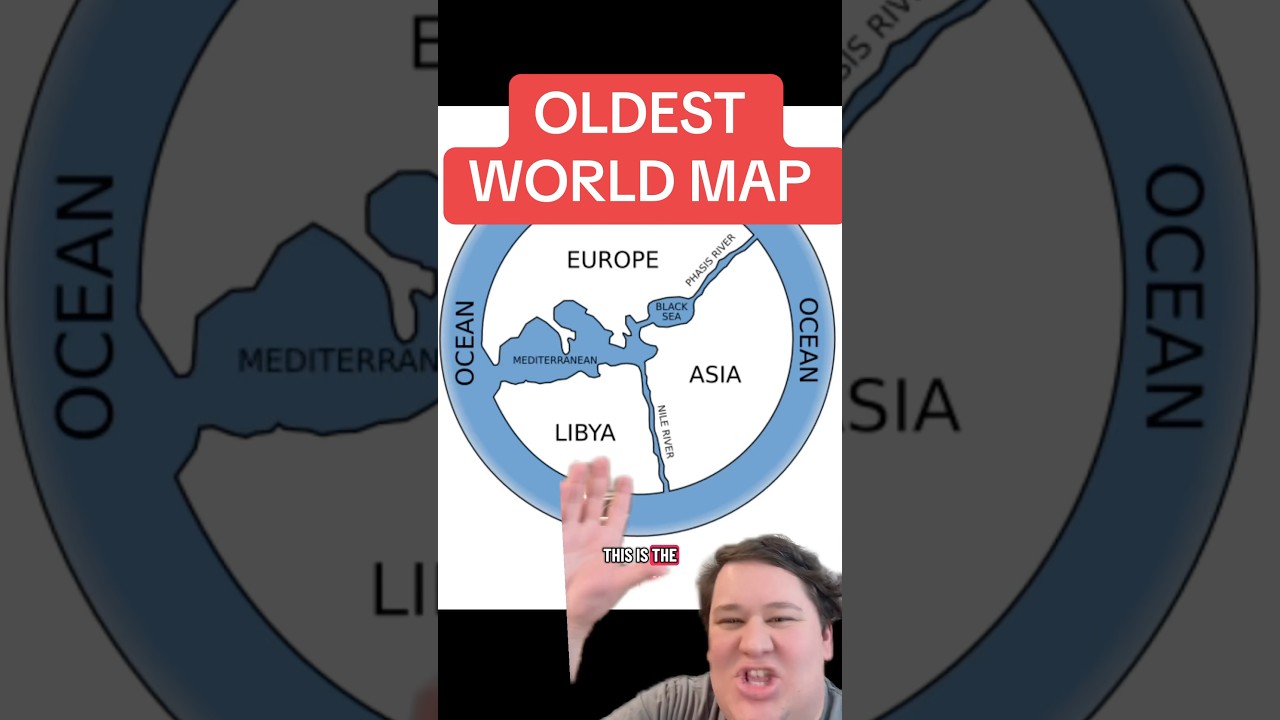 MAPA DEL MUNDO M&Aacute;S ANTIGUO #historia #hist&oacute;rico #datoshist&oacute;ricos #mapa #mapas #geograf&iacute;a #cartogr...