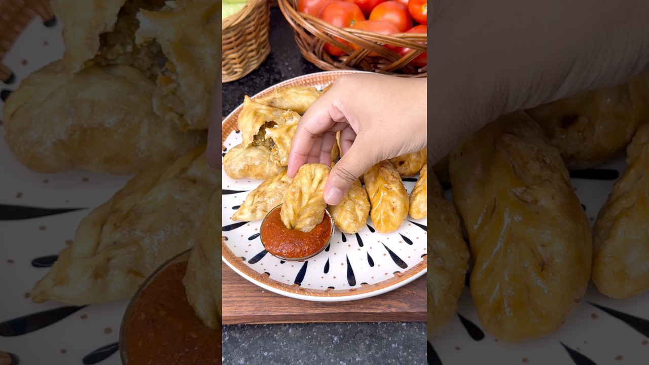 Veg fried momo #shorts