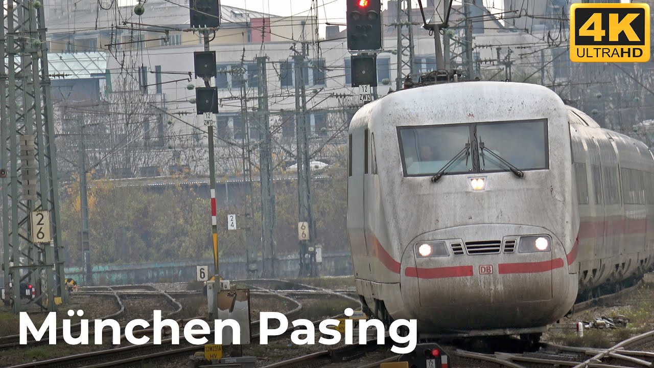 München Pasing Bahnhof - 17.11.2024: Bewegte Stunden im Herbst