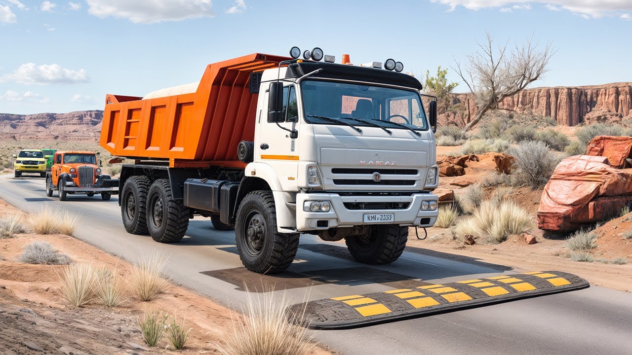 Trucks and Cars vs Speed Bumps #14 | BeamNGDrive | TBNG-Speed-Bump-Dio #trucks #vs #speedbumps