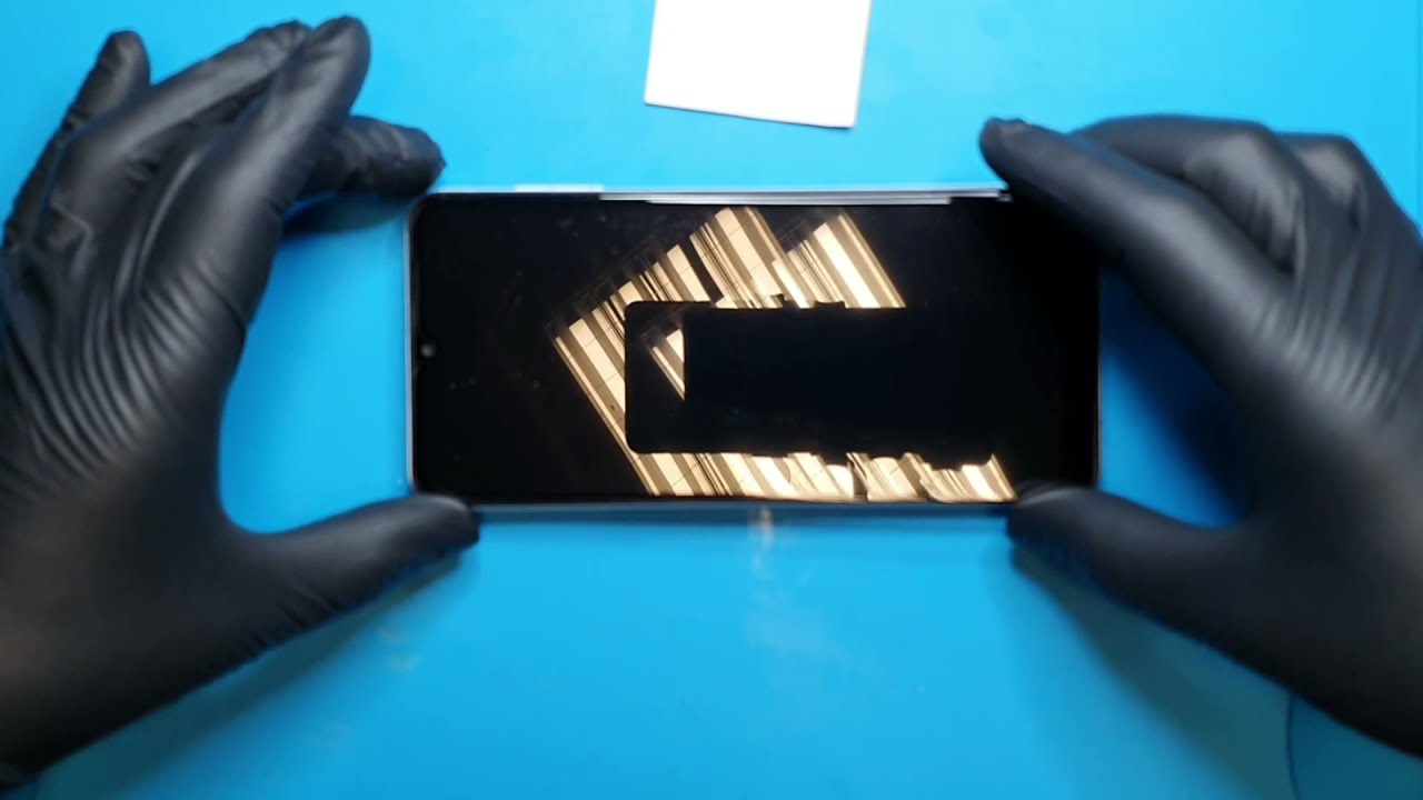 Aplicare folie de sticla pe SAMSUNG A12