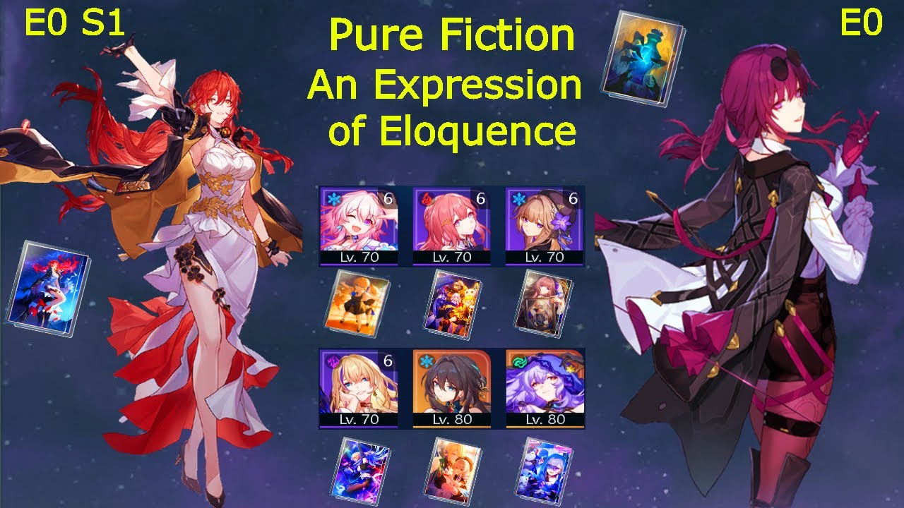 E0 S1 Himeko Herta & E0 Kafka Ruan Mei | Pure Fiction An Expression of Eloquence | Honkai Star Rail