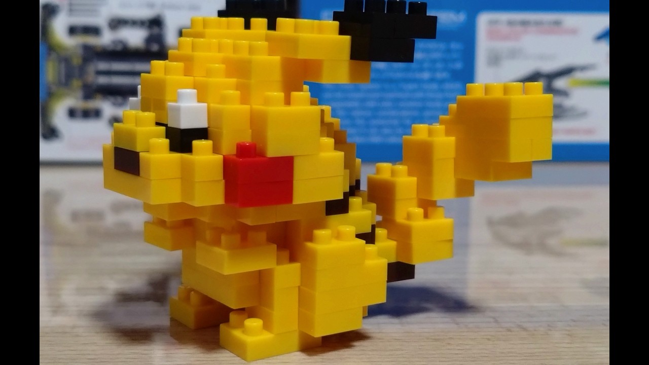 [nanoblock] Pok&eacute;mon Pikachu [NBPM-001] Nanoblock Assembly