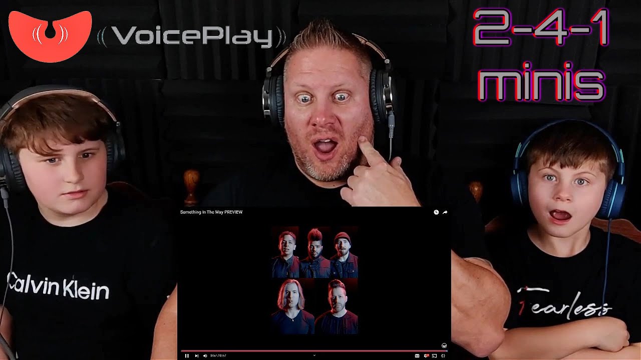 FIRST TIME REACTING to VoicePlay Minis (Something In The Way, Surface Pressure)