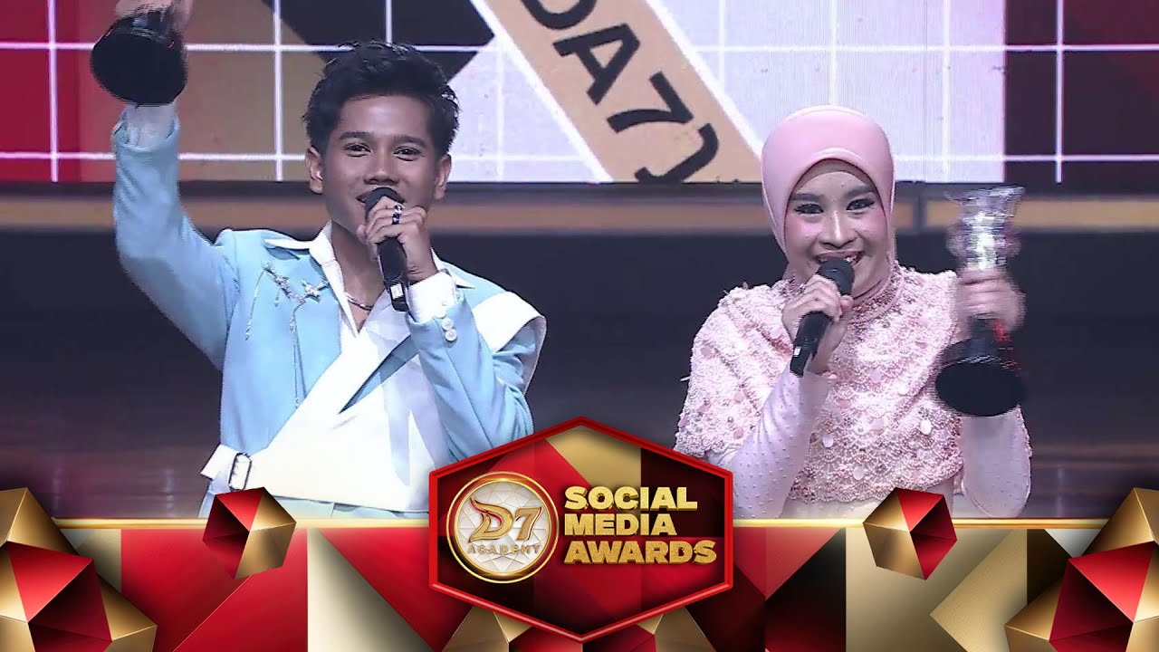 Bukti Cinta Beri Kejutan! Mila & Valen Menang Couple Terfavorit! | DA7 Social Media Awar