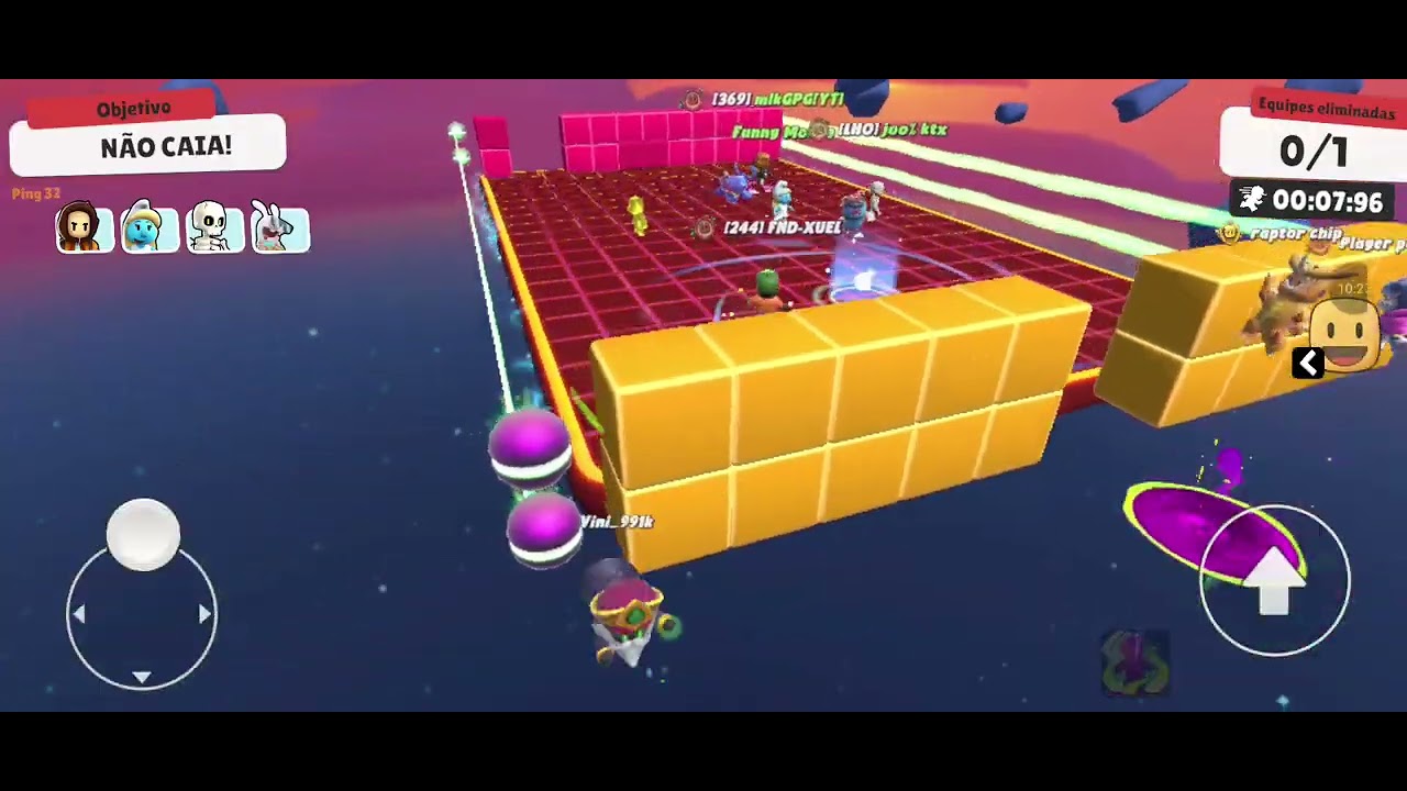 Jogando o novo evento do stumble guys!!!