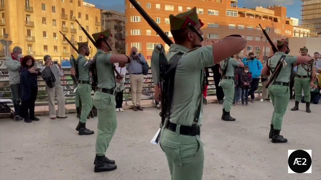 Exhibicion Escuadras de Gastadores de la legión Málaga