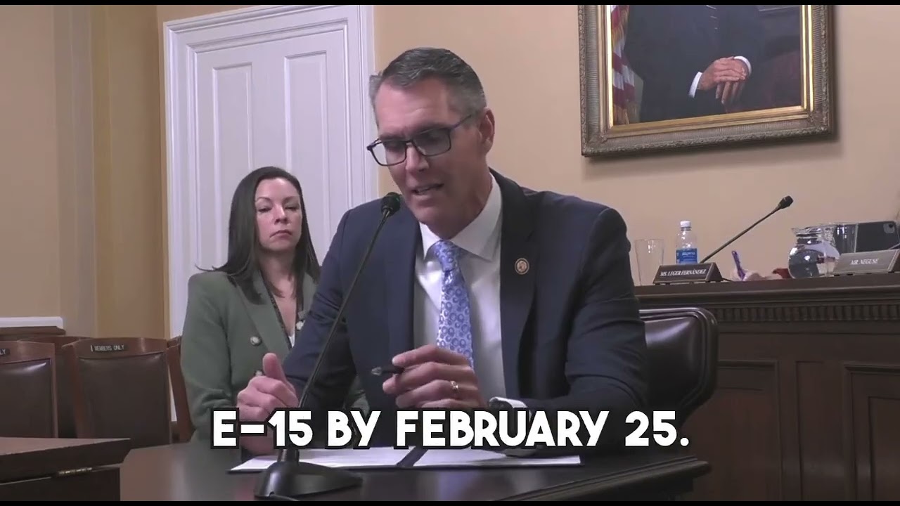 Feenstra Appointed as Co-Chair the Rural Domestic Energy Council to Pass Year-Round E15.