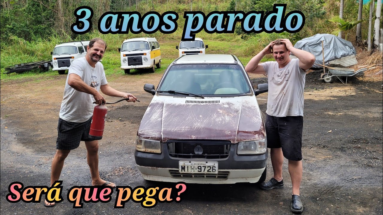 Primeira partida do fiat uno do leilão, parado a mais de 3 anos