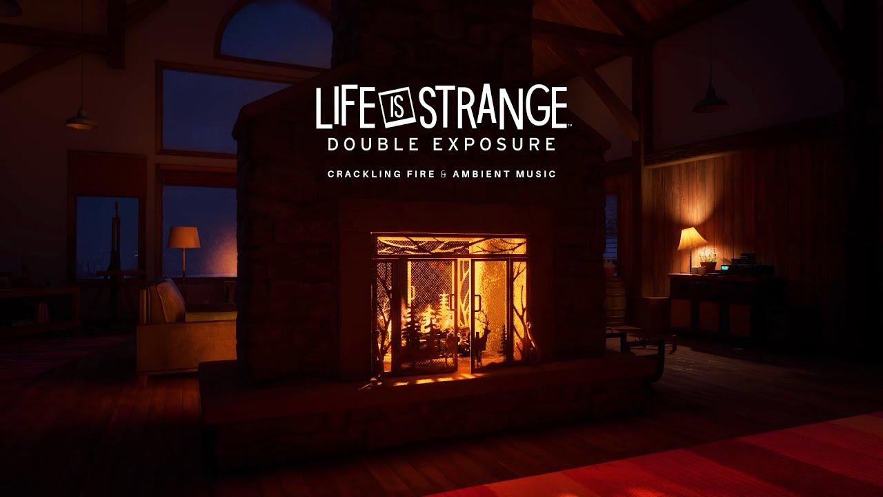 LIFE IS STRANGE Double Exposure: Crackling Fire & Ambient Music at the Hellerton House | 1 hour 🔥