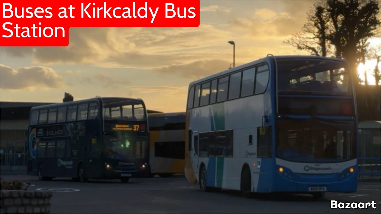 Buses at Kirkcaldy Bus Station • Bus Vlog 15/11/25