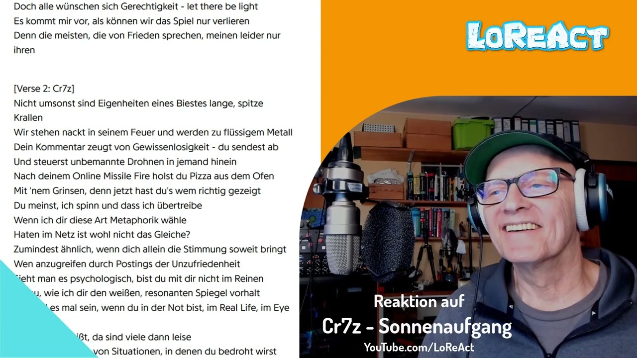 Cr7z Sonnenaufgang - REAKTION | Deutschrap Reaction | LoReAct reagiert