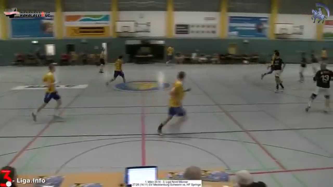 27:26 (14:11) SV Mecklenburg-Schwerin vs. HF Springe - 1.3.2014