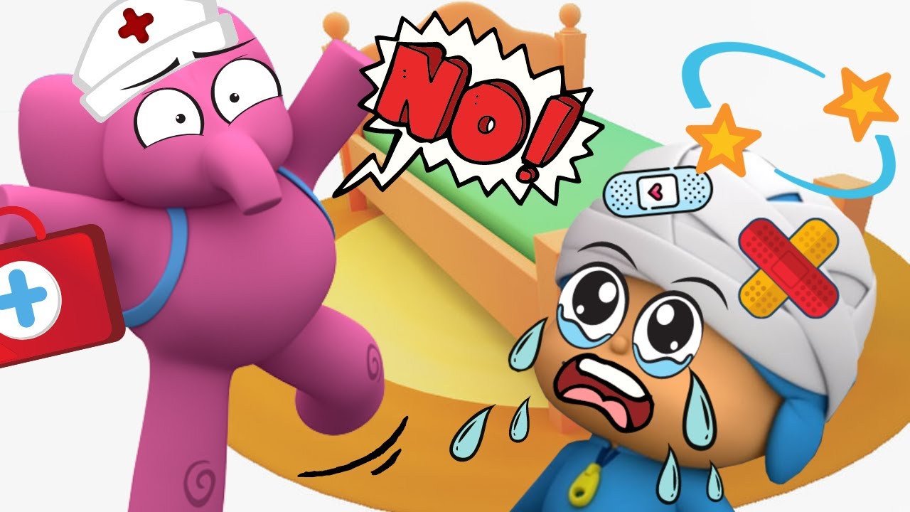 Cinco Bebezinhos Pulando na Cama com Pocoyo | Five Little Babies Jumping - пять маленьких детей