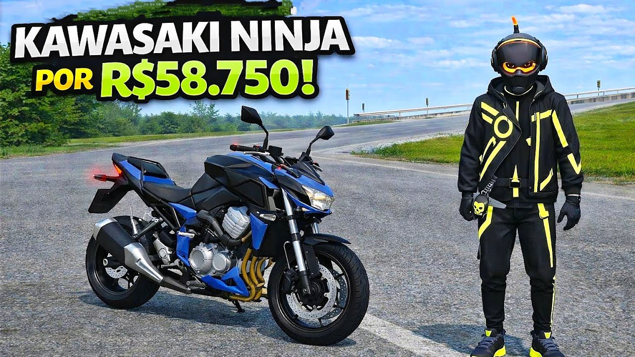 LIVE RUSSIA: COMPREI MINHA PRIMEIRA MOTO KAWASAKI NINJA POR R$58.750 😱