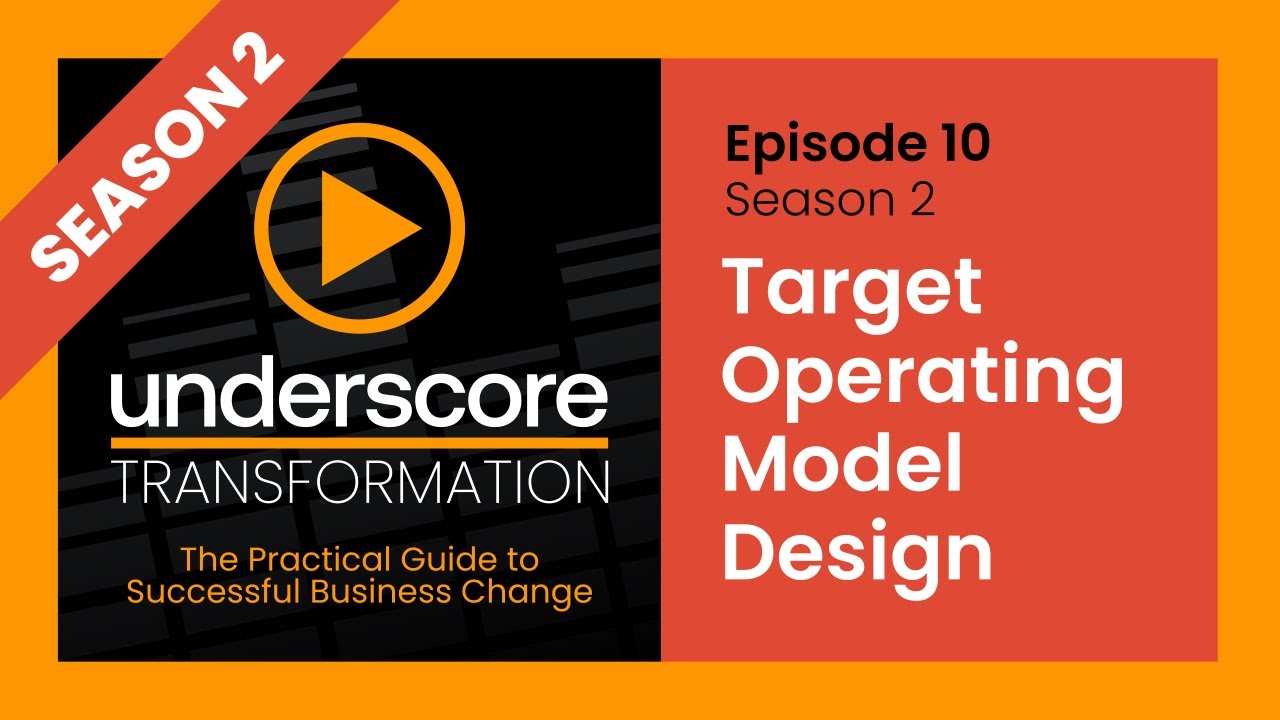 Target Operating Model Design