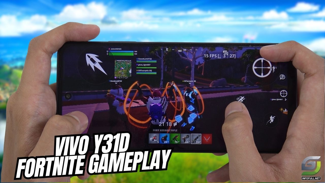 Vivo Y31D Fortnite Mobile Gameplay | Snapdragon 6s Gen 2