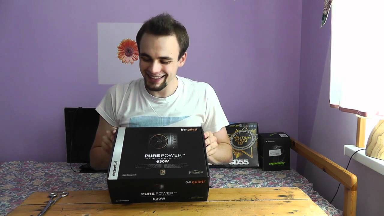 Unboxing części do nowego komputera