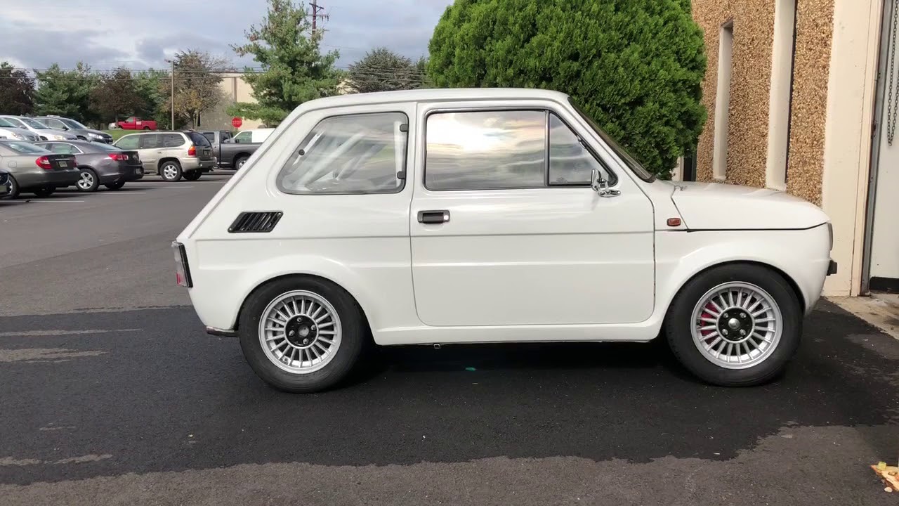 1986 Fiat 126p wide body caged, KJS Rally Car, fully built motor.