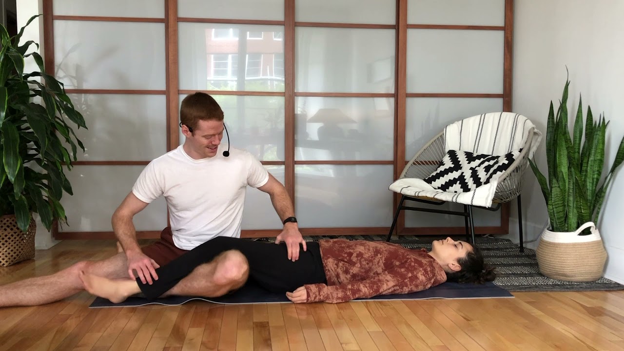 Thai Massage- Supine to Side-Lying Psoas Stretch