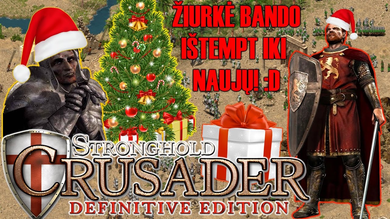 EP 30: Žiurkė ir vėl ant MĖSOS? :D - COOPERATION Trail'as - Stronghold Crusader: DEFINITIVE EDITION!