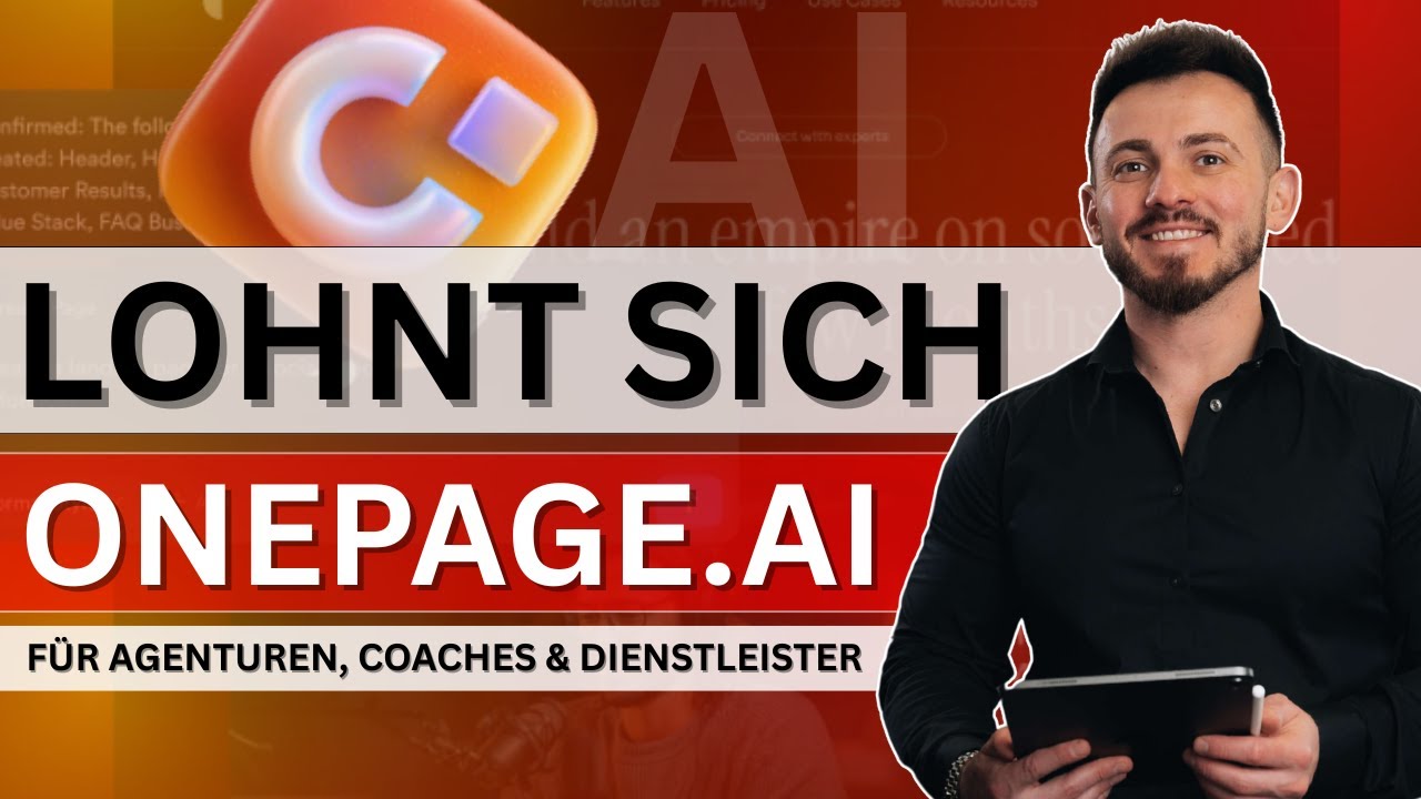 Lohnt sich onepage.ai? | Für Agenturen, Coaches & Dienstleister.