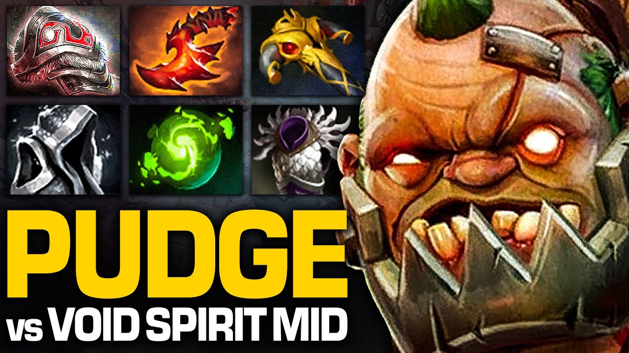 Pudge vs Void Spirit MID! | Pudge Official