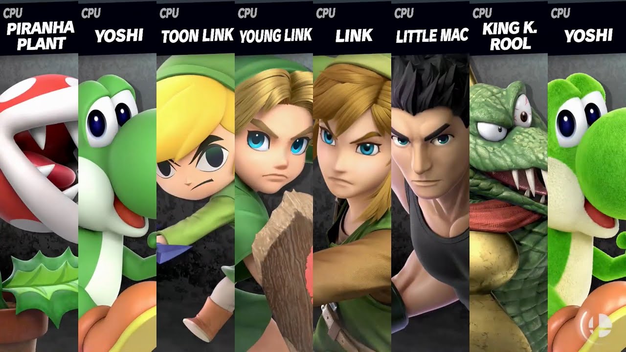 Super Smash Bros. Ultimate - Green Elimination Tournament (Stamina)