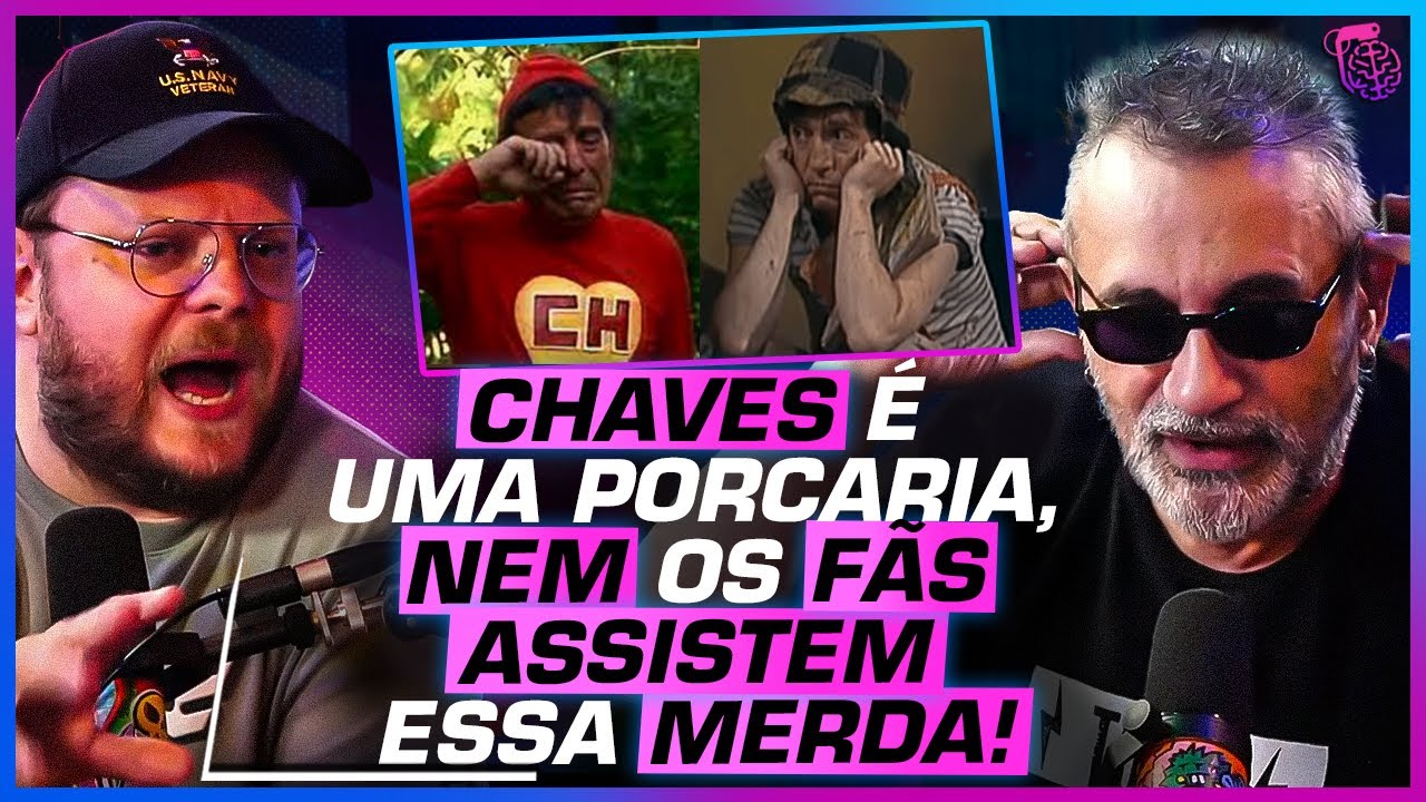 E que COMECE o CAOS! CHAPOLIN COLORADO e CHAVES é RUIM ou NÃO?  - VINHETEIRO E REGIS TADEU
