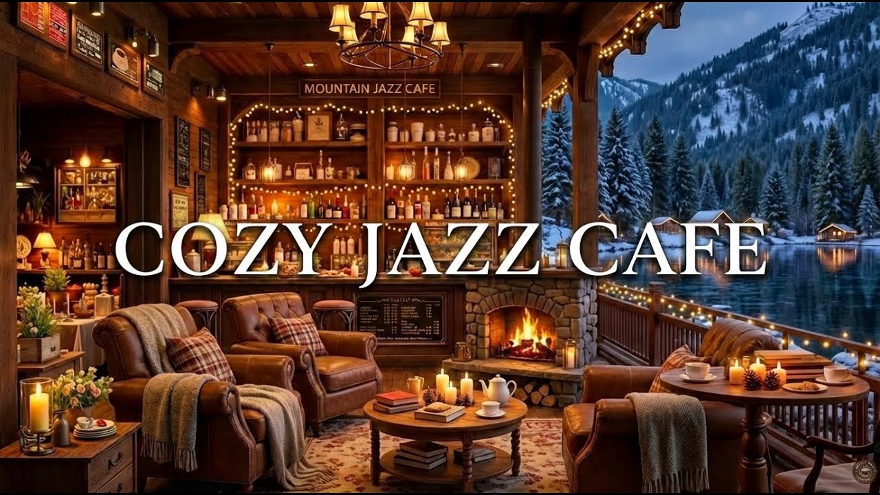 COZY MOUNTAIN JAZZ CAFÉ for Stress Relief and Ambience