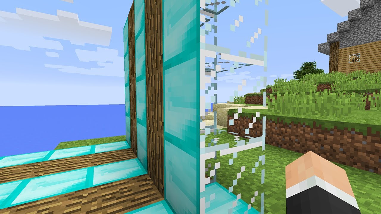 So I secretly used a CAMO BLOCK MOD in Minecraft Hide & Seek...