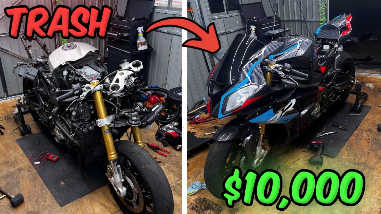 I Took a Huge Risk Fixing This Crashed BMW S1000RR